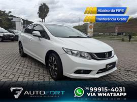 HONDA CIVIC SEDAN LXR 2.0 FLEXONE 16V AUT. 4P 2015/2015