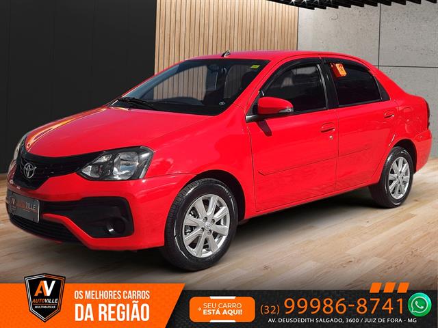 TOYOTA ETIOS X PLUS SEDAN 1.5 FLEX 16V 4P AUT. 2019