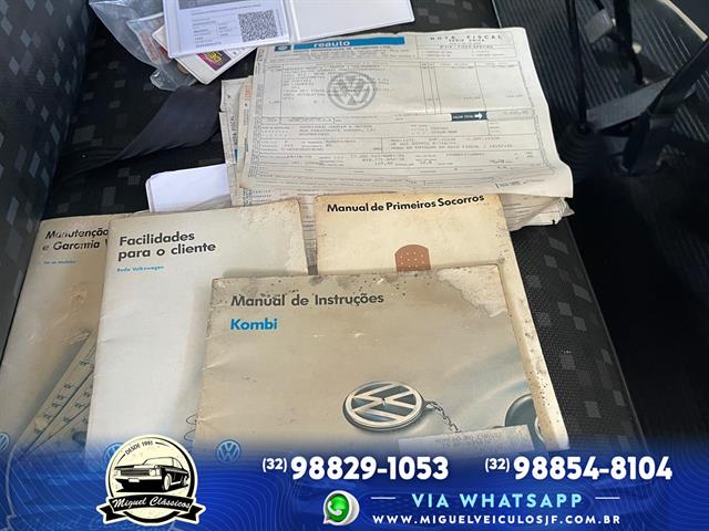VOLKSWAGEN KOMBI STANDARD/ LUXO/ SÉRIE PRATA 1995